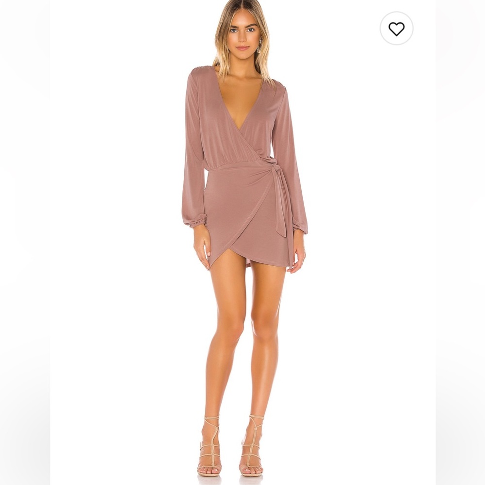 Off of revolve! Size M and it’s a mauve color.